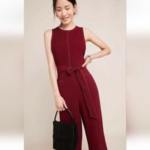Anthropologie Greylin Red Jumpsuit, Small